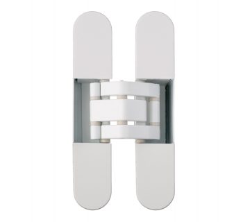Concealed 3D hinge, white