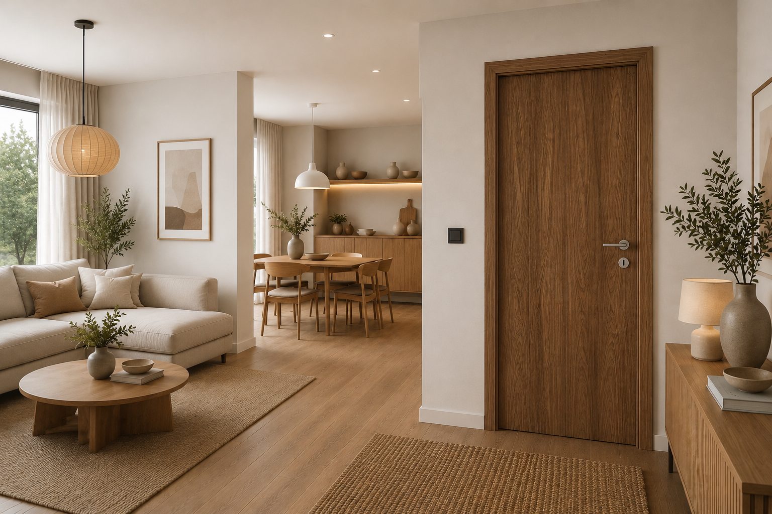 Veneered doors