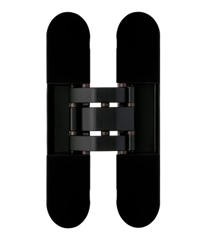 Concealed 3D hinge, black