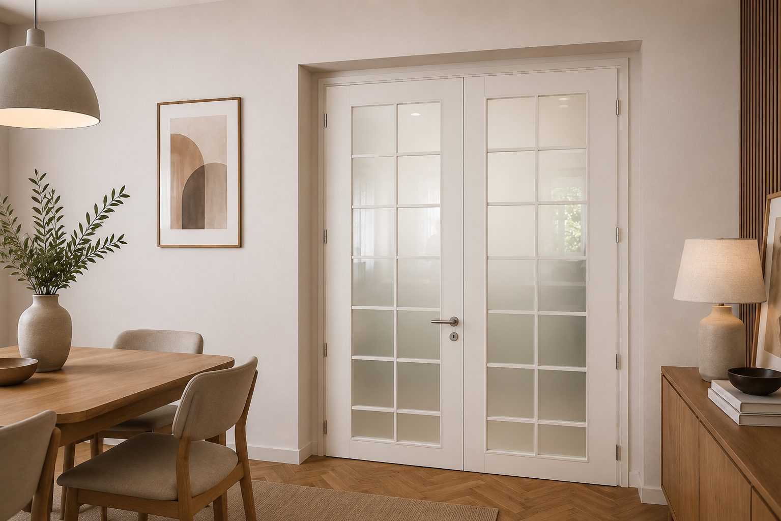 Glass doors
